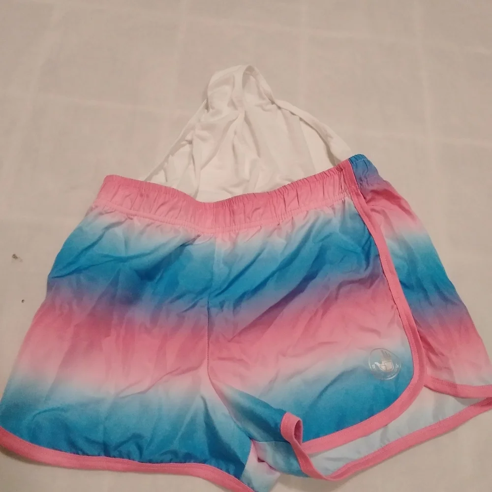 Body Glove Outfit Size 12 Shirt Shorts Lined
